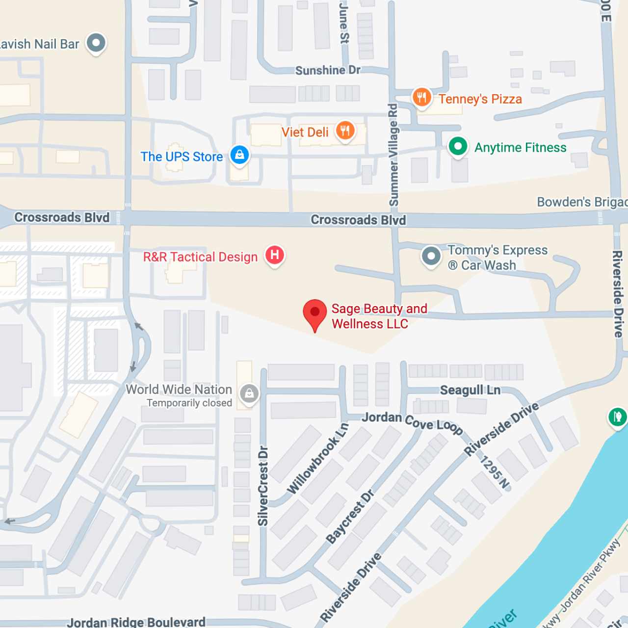 Easy access, ample parking